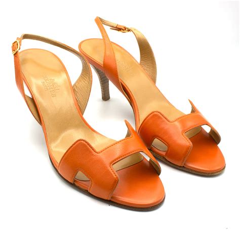 hermes heels ss14|hermes orange sandals.